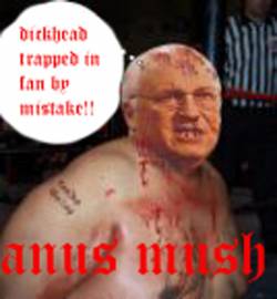 Anus Mush : Dickhead Trapped in Fan by Mistake